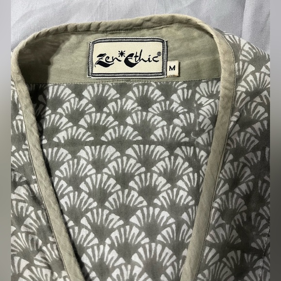 Zen Ethic French Designed Made in India Robe Bohème Raj Pompom Parvati Dress - Picture 4 of 11